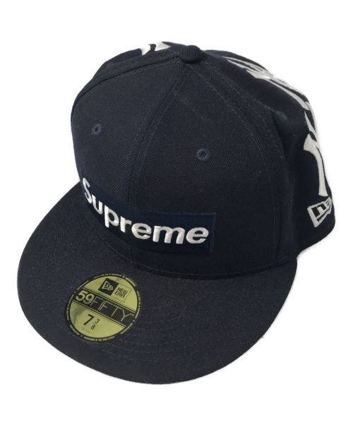 SUPREME（シュプリーム）Supreme (シュプリーム) New Era (ニューエラ) New York Yankees Box Logo キャップ ネイビーの古着・服飾アイテム