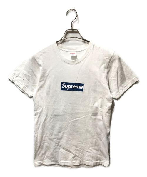 SUPREME（シュプリーム）Supreme (シュプリーム) New York Yankees Box Logo Tee ホワイト×ブルー サイズ:Ｓの古着・服飾アイテム