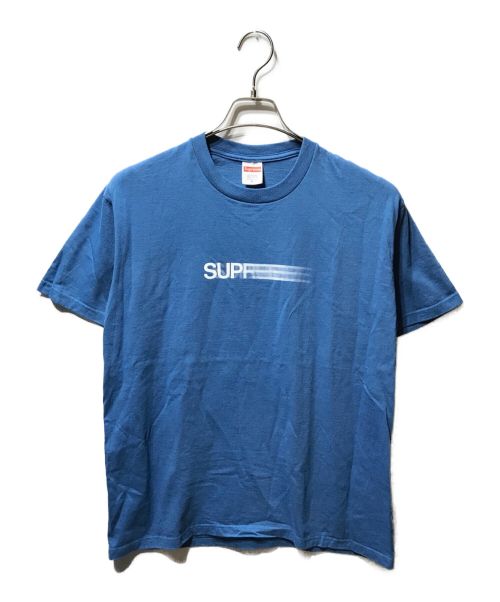 SUPREME（シュプリーム）Supreme (シュプリーム) Motion Logo Tee ブルー サイズ:Ｍの古着・服飾アイテム