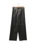 edition (エディション) EURO GOAT LEATHER SLACKS 34-04-24-04001 ボトムス ワイド パンツ  ブラック サイズ:36：24800円