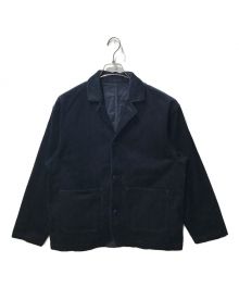 uniform experiment（ユニフォームエクスペリメント）の古着「23AW CORDUROY WORK JACKET コーデュロイ ワークジャケット UE-232001」｜ネイビー