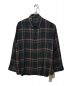 LAD MUSICIAN（ラッドミュージシャン）の古着「OMBRE CHECK BIG SHIRT オンブレチェック ビッグ シャツ 2223-143」｜ブラック