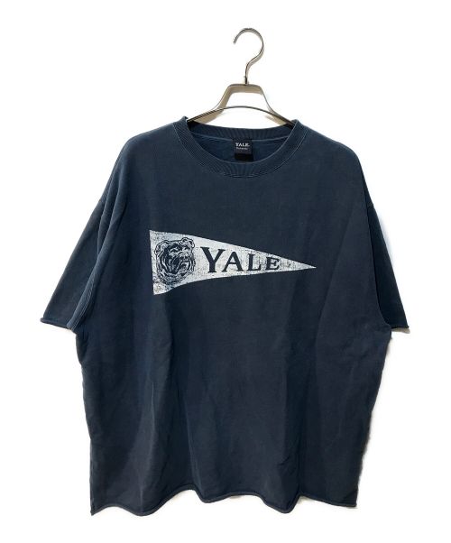 YALE（イェール）YALE (イェール) FRAMeWORK (フレームワーク) BIG-TEEスウェット ブルー サイズ:Ｆの古着・服飾アイテム