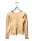 CLANE（クラネ）の古着「SHOULDER PADS KNIT TOPS 15106-2362」｜ベージュ