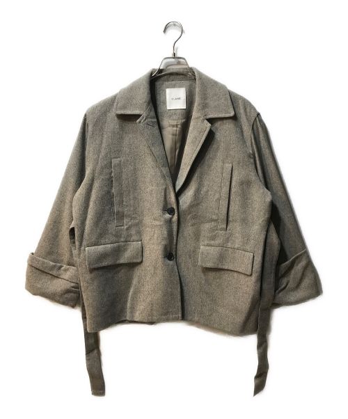 CLANE（クラネ）CLANE (クラネ) WIDE ROLL UP SLEEVE JACKET 13103-0402 グレー サイズ:1の古着・服飾アイテム