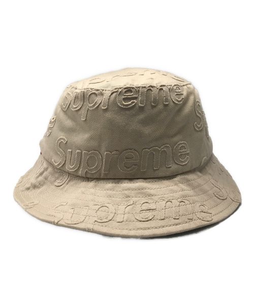 SUPREME（シュプリーム）SUPREME (シュプリーム) 23SS Lasered Twill Crusher Tan  レーザー ツイル クラッシャー タン バケットハット ベージュの古着・服飾アイテム