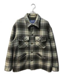 PENDLETON（ペンドルトン）の古着「ウールチェックジャケット」｜グリーン