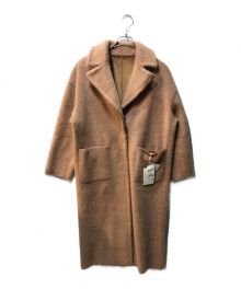 Ameri（アメリ）の古着「BLANKET LIKE FAKE MOUTON COAT」｜ベージュ