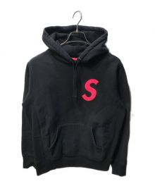 SUPREME（シュプリーム）の古着「19AW S Logo Hooded Sweatshirt」｜ブラック×ピンク