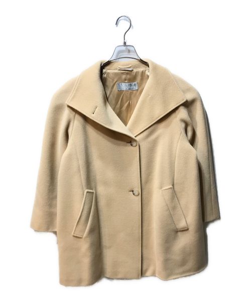 MaxMara（マックスマーラ）MaxMara (マックスマーラ) ウールコート イタリア製 ベージュ サイズ:38の古着・服飾アイテム