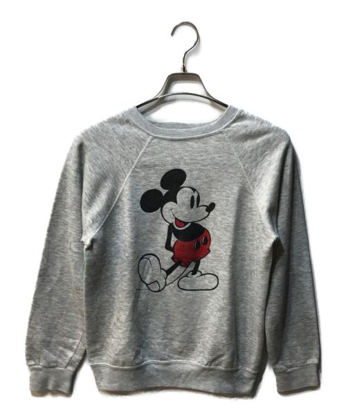 DISNEY（ディズニー）DISNEY (ディズニー) クルーネックスウェット グレー サイズ:Mの古着・服飾アイテム