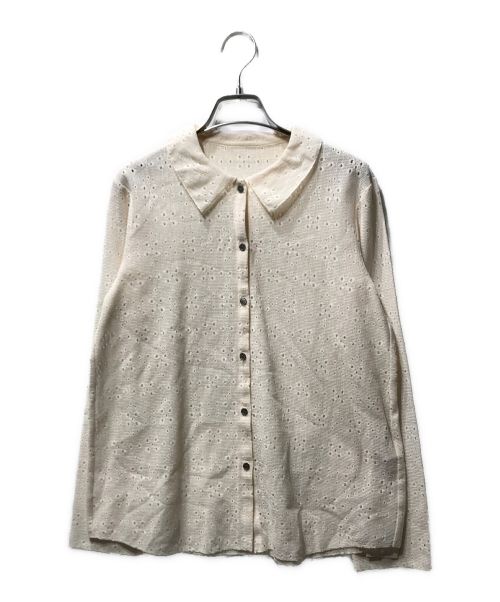 STEVEN ALAN（スティーブンアラン）STEVEN ALAN (スティーブンアラン) COTTON FRIES SHORT CARDIGAN ホワイト サイズ:Free 未使用品の古着・服飾アイテム