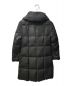 M-PREMIER (エムプルミエ) VOLUME COLLAR LONGDOWN COAT ブラック サイズ:36：6000円