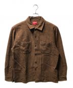 SUPREMEシュプリーム）の古着「brushed flannel twill shirt 22AW」｜ブラウン