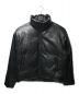 MR ENJOY DA MONEY（ミスターエンジョイダマネー）の古着「MEDM Logo Leather Puffer Jacket」｜ブラック