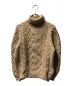 Snow peak（スノーピーク）の古着「Alpaca Mixed Knit Turtleneck Pull」｜オレンジ