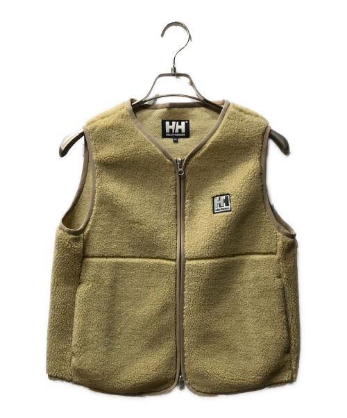 HELLY HANSEN（ヘリーハンセン）HELLY HANSEN (ヘリーハンセン) ファイバーパイルベスト ベージュ サイズ:Ⅿの古着・服飾アイテム