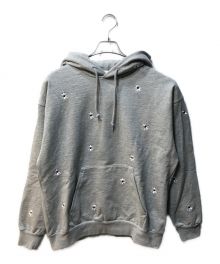 vega（ベガ）の古着「flower hoodie uru comoli 221-73204」｜グレー