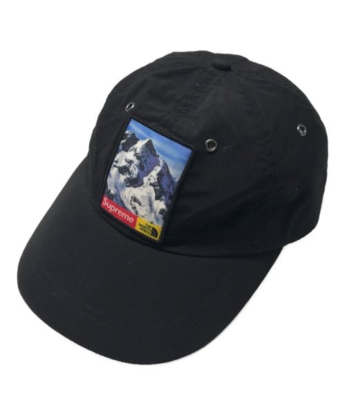 SUPREME（シュプリーム）SUPREME (シュプリーム) THE NORTH FACE (ザ ノース フェイス) Mountain 6-Panel Hat ブラックの古着・服飾アイテム