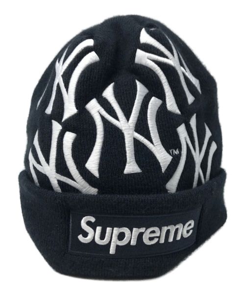 SUPREME（シュプリーム）SUPREME (シュプリーム) New Era (ニューエラ) New York Yankees New Era Box Logo Beanie ブラックの古着・服飾アイテム