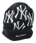 SUPREME (シュプリーム) New Era (ニューエラ) New York Yankees New Era Box Logo Beanie ブラック：7800円