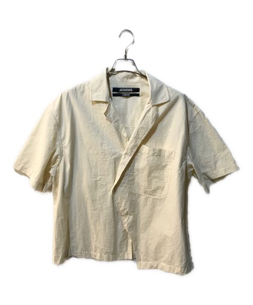 jacquemus（ジャックムス）jacquemus (ジャックムス) オープンカラーシャツ イエロー サイズ:48の古着・服飾アイテム