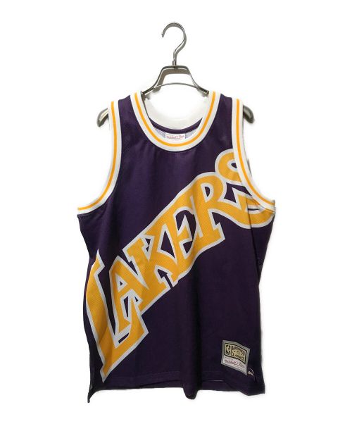 MITCHELL & NESS（ミッチェルアンドネス）MITCHELL & NESS (ミッチェルアンドネス) ゲームシャツ MSTKBW19068-LAL パープル サイズ:Lの古着・服飾アイテム