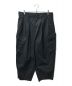 YOHJI YAMAMOTO（ヨウジヤマモト）の古着「BLACK Scandal RIPSTOP 12TACK PANTS」｜ブラック