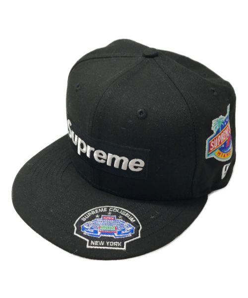 New Era（ニューエラ）New Era (ニューエラ) SUPREME (シュプリーム) CHAMPIONSHIPS BOX LOGO キャップ ブラックの古着・服飾アイテム