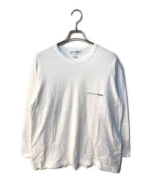 COMME des GARCONS SHIRT（コムデギャルソンシャツ）COMME des GARCONS SHIRT (コムデギャルソンシャツ) 長袖カットソー ホワイト サイズ:Ｍの古着・服飾アイテム