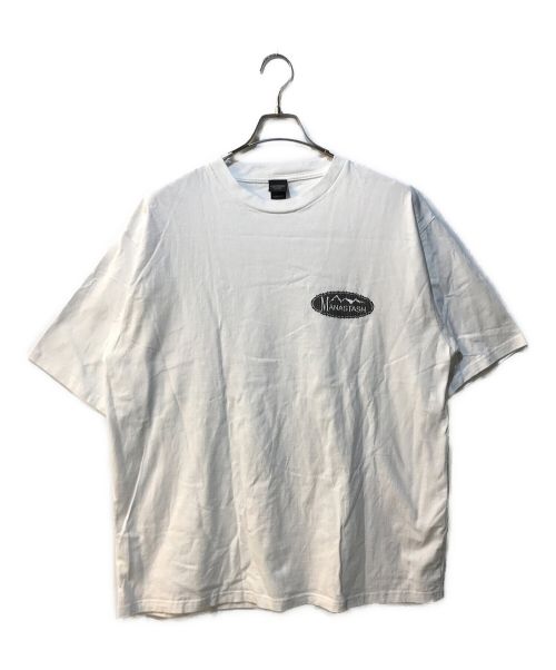 Manastash（マナスタッシュ）Manastash (マナスタッシュ) kosuke kawamura (コウスケ カワムラ) コラボTシャツ 792-3234006 ホワイト サイズ:XLの古着・服飾アイテム