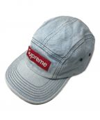 SUPREMEシュプリーム）の古着「Washed Chino Twill Camp Cap」｜ブルー