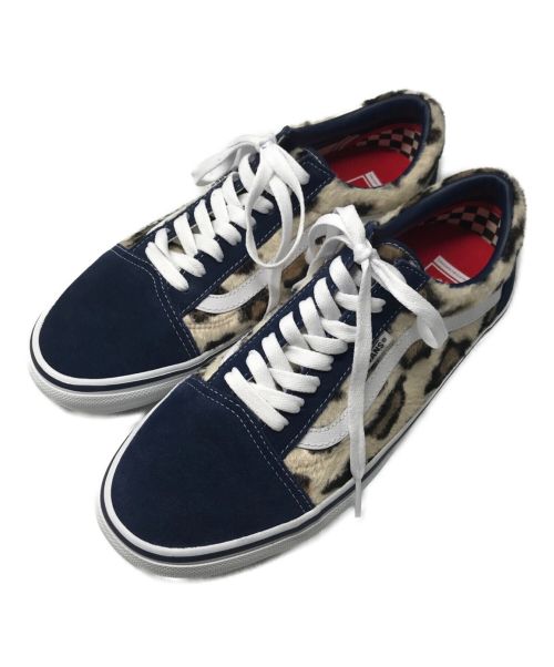 VANS（バンズ）VANS (バンズ) SUPREME (シュプリーム) Leopard Old Skool ネイビー サイズ:27の古着・服飾アイテム