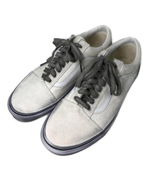 VANS（バンズ）VANS (バンズ) OLD SKOOL STRESSED WHITE ホワイト×グレー サイズ:27の古着・服飾アイテム