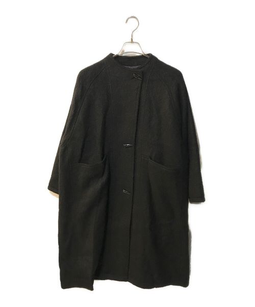 Louren（ローレン）Louren (ローレン) mohair shaggy long coat ブラック サイズ:Fの古着・服飾アイテム