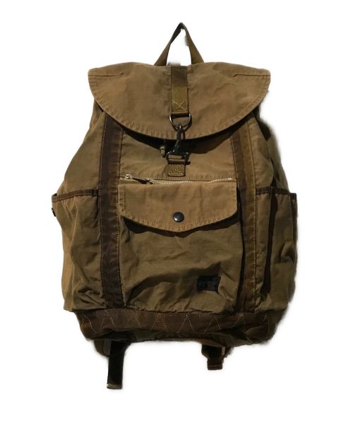 PORTER（ポーター）PORTER (ポーター) CRAG RUCKSACK ブラウンの古着・服飾アイテム