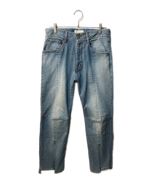 jieda（ジエダ）jieda (ジエダ) PANEL DENIM PANTS Jie-20S-PT06-A ブルー サイズ:2の古着・服飾アイテム