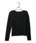 CLANE (クラネ) SHOULDER PADS KNIT TOPS 15106-2362 ブラック サイズ:1：9000円