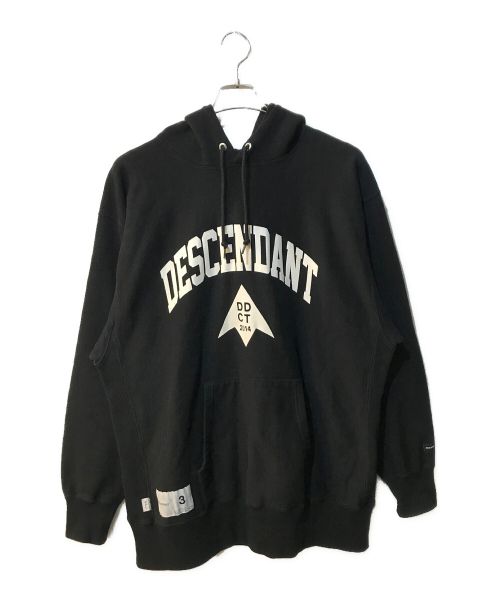 DESCENDANT（ディセンダント）DESCENDANT (ディセンダント) Ron Herman (ロンハーマン) プルオーバーパーカー ブラック サイズ:3の古着・服飾アイテム