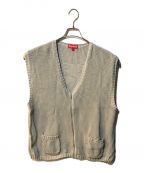 SUPREMEシュプリーム）の古着「Dragon Zip Up Sweater Vest　23SS」｜グレー