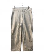 Porter Classicポータークラシック）の古着「’’BELLE EPOQUE’’ LINEN CLASSIC PANTS」｜ベージュ