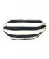 marimekko (マリメッコ) KARLA STRIPE LEATHER BAGS ブラック×ホワイト：10000円