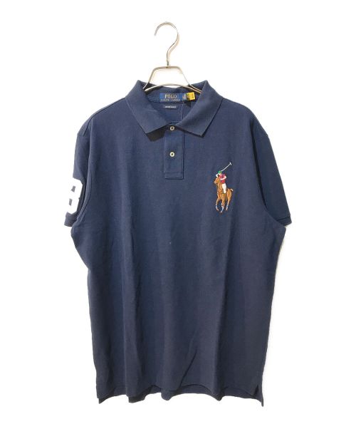 POLO RALPH LAUREN（ポロ・ラルフローレン）POLO RALPH LAUREN (ポロ・ラルフローレン) ビッグポニーポロシャツ ネイビー サイズ:L 未使用品の古着・服飾アイテム