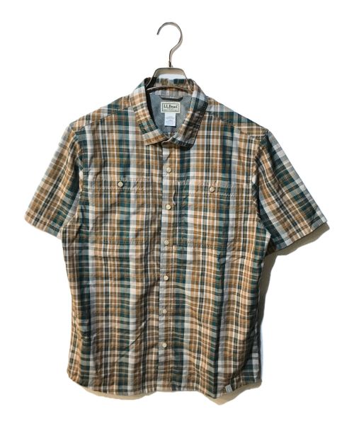 L.L.Bean（エルエルビーン）L.L.Bean (エルエルビーン) 半袖シャツ グリーン サイズ:Ｌの古着・服飾アイテム