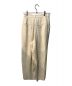 H BEAUTY&YOUTH (エイチ ビューティー&ユース) RAYON CORDUROY TUCK PANTS ベージュ サイズ:M：5000円