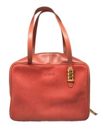 LOEWE（ロエベ）の古着「ミニボストンバッグ ベラスケス ヴィンテージ」｜レッド