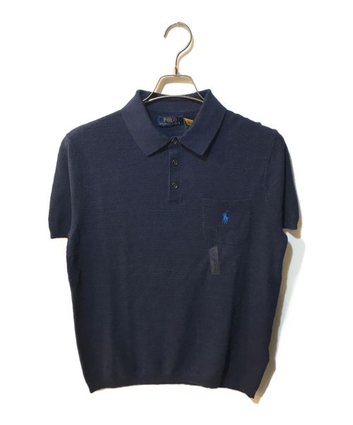 POLO RALPH LAUREN（ポロ・ラルフローレン）POLO RALPH LAUREN (ポロ・ラルフローレン) ポロシャツ ネイビー サイズ:M 未使用品の古着・服飾アイテム