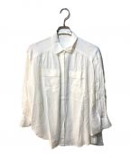 HER LIP TOハーリップトゥ）の古着「Cotton-blend Voile Sheer Shirt  1232302058」｜ホワイト