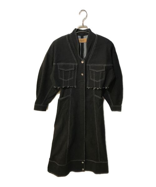 Ameri（アメリ）Ameri (アメリ) UND 3WAY DENIM DRESS 02220520700 ブラック サイズ:sの古着・服飾アイテム