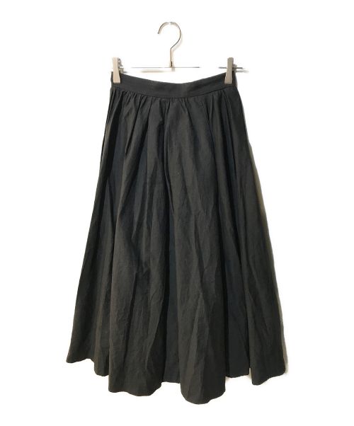 CLANE（クラネ）CLANE (クラネ) VOLUME MAXI SKIRT 14109-6022 ブラックの古着・服飾アイテム